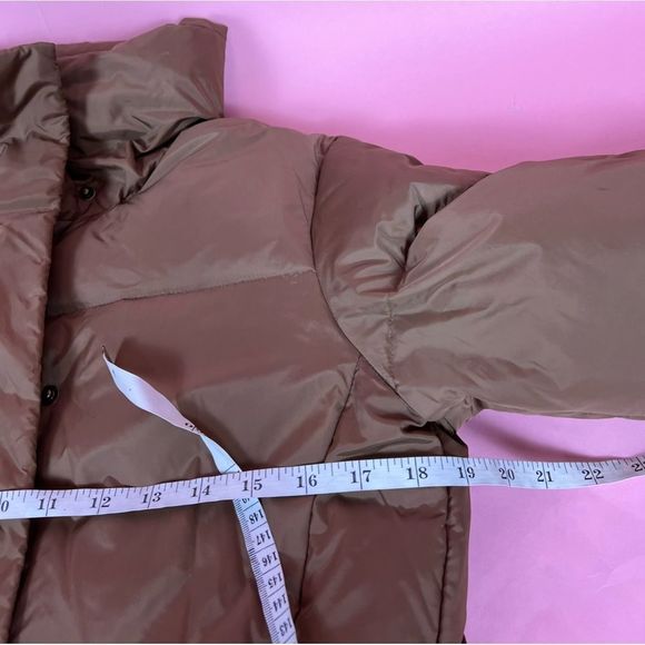 ❌SOLD❌ Tan Padded Winter Jacket - Picture 8 of 9